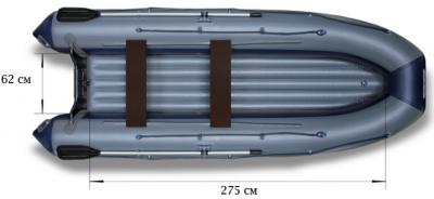 Лодка ПВХ Флагман 380 IGLA с НДНД