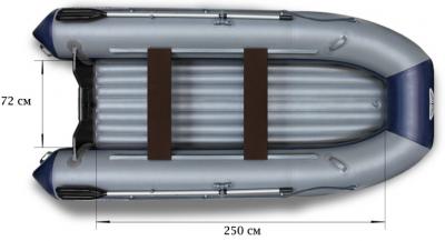 Лодка ПВХ Флагман 350 L с НДНД